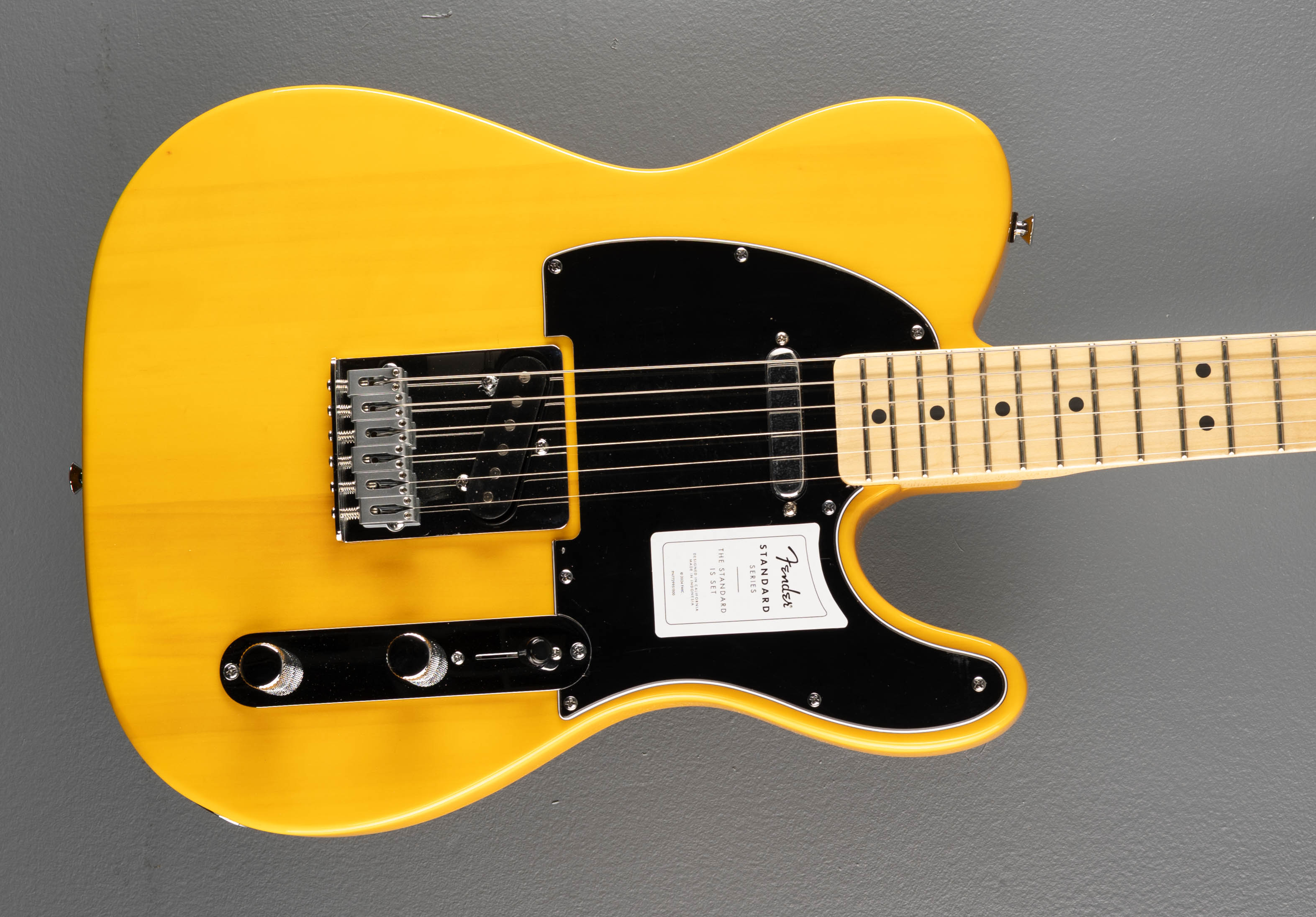 Standard Telecaster - Butterscotch Blonde w/Maple – Dave's Guitar Shop