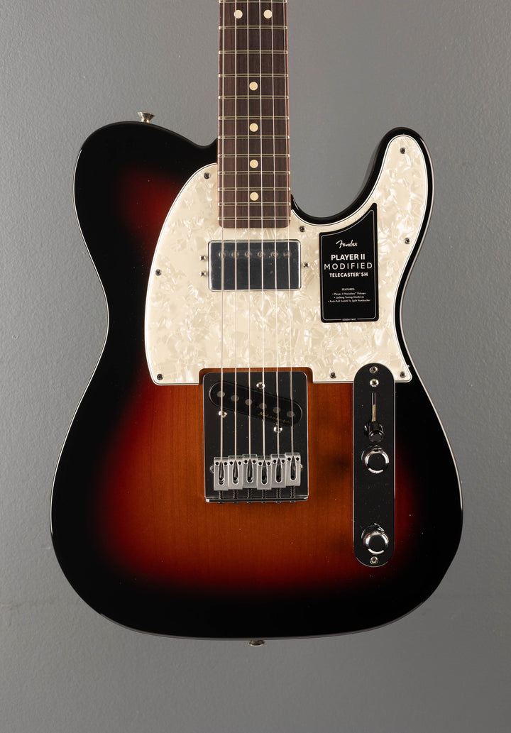 Player II Modified Telecaster SH - 3 Tone Sunburst