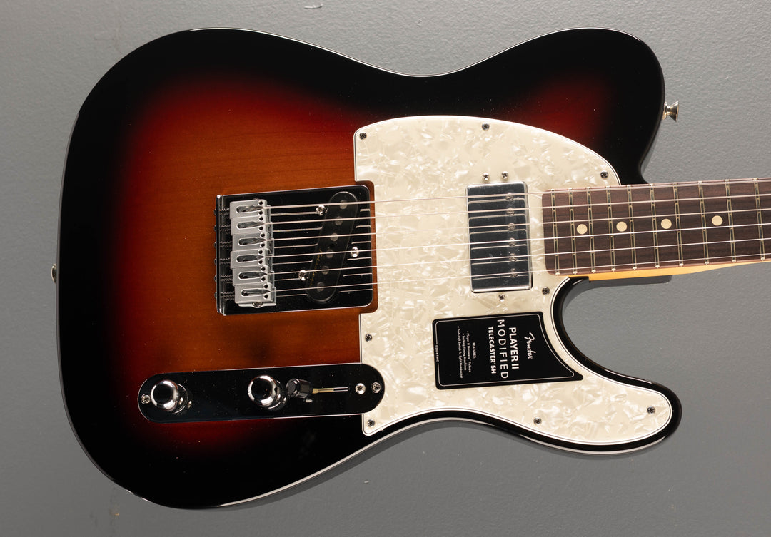 Player II Modified Telecaster SH - 3 Tone Sunburst