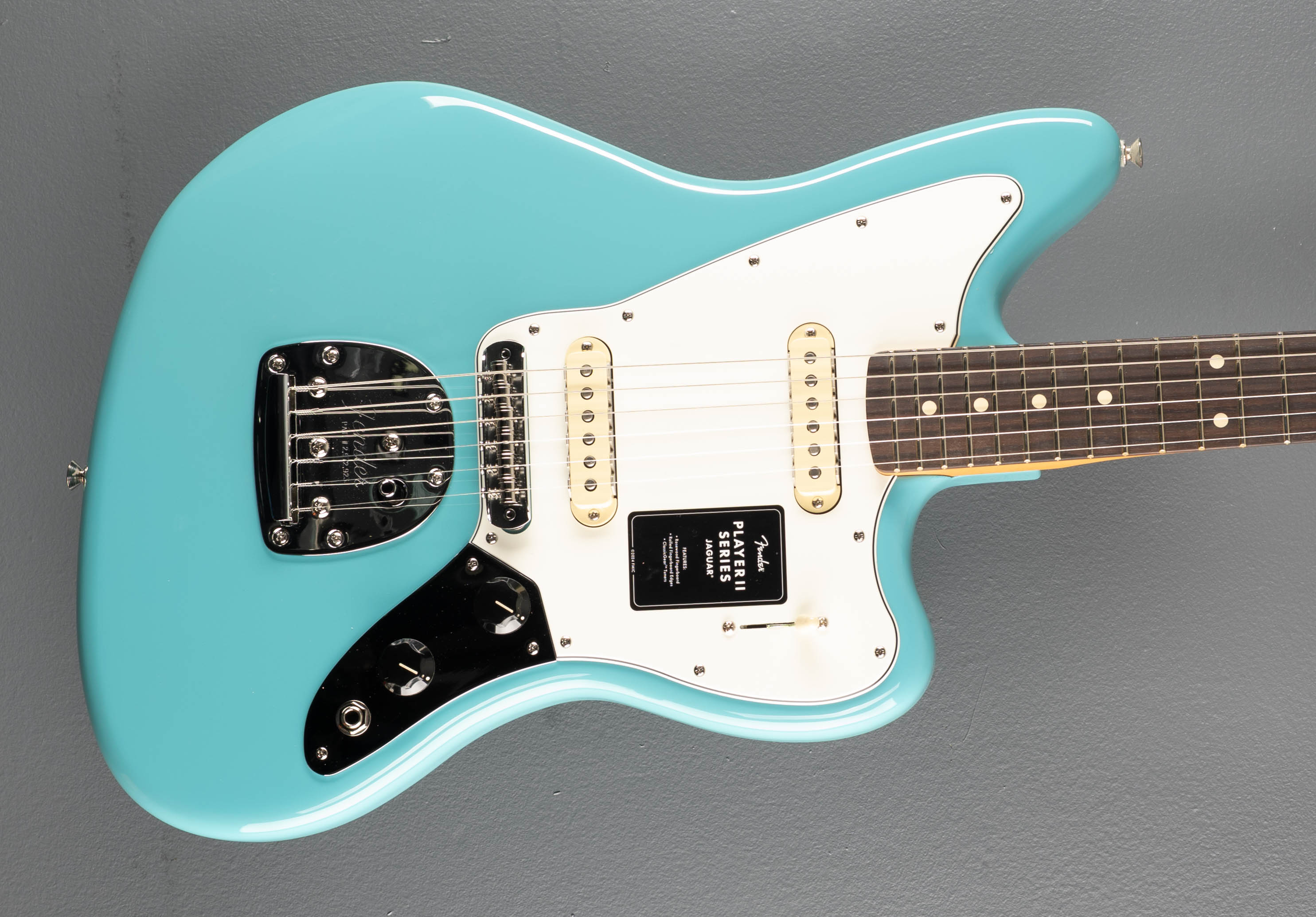 Player II Jaguar - Aquatone Blue – Dave's Guitar Shop