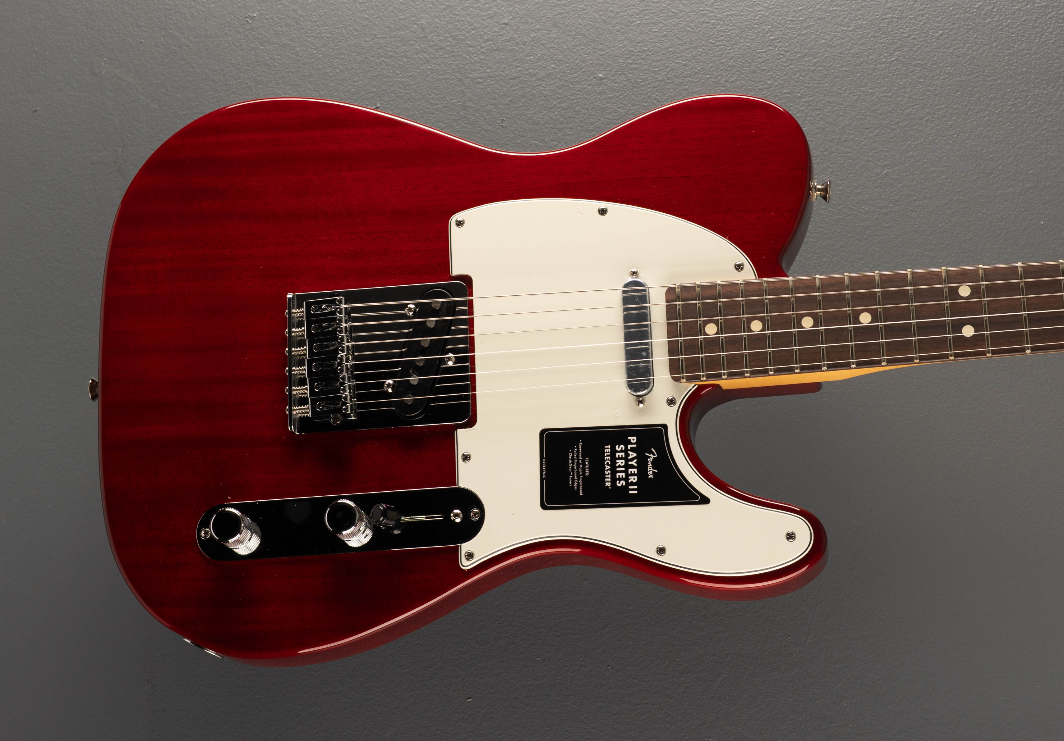 Player II Telecaster - Transparent Cherry – Dave's Guitar Shop