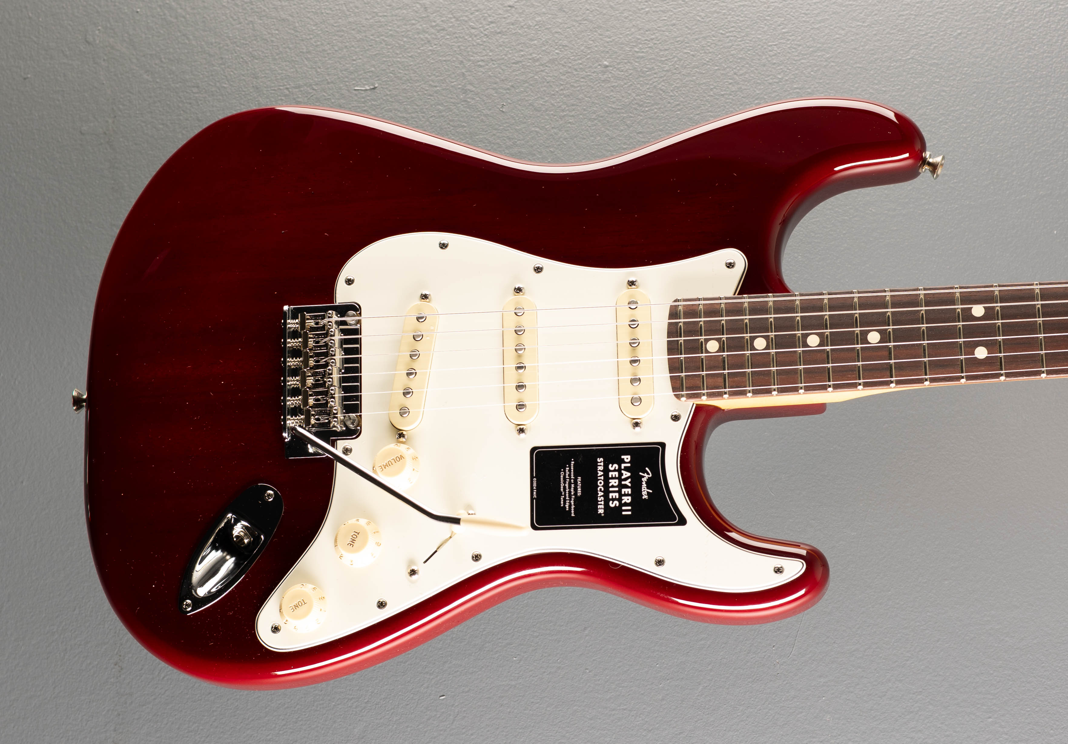 Player II Stratocaster - Transparent Cherry Burst – Dave's Guitar Shop