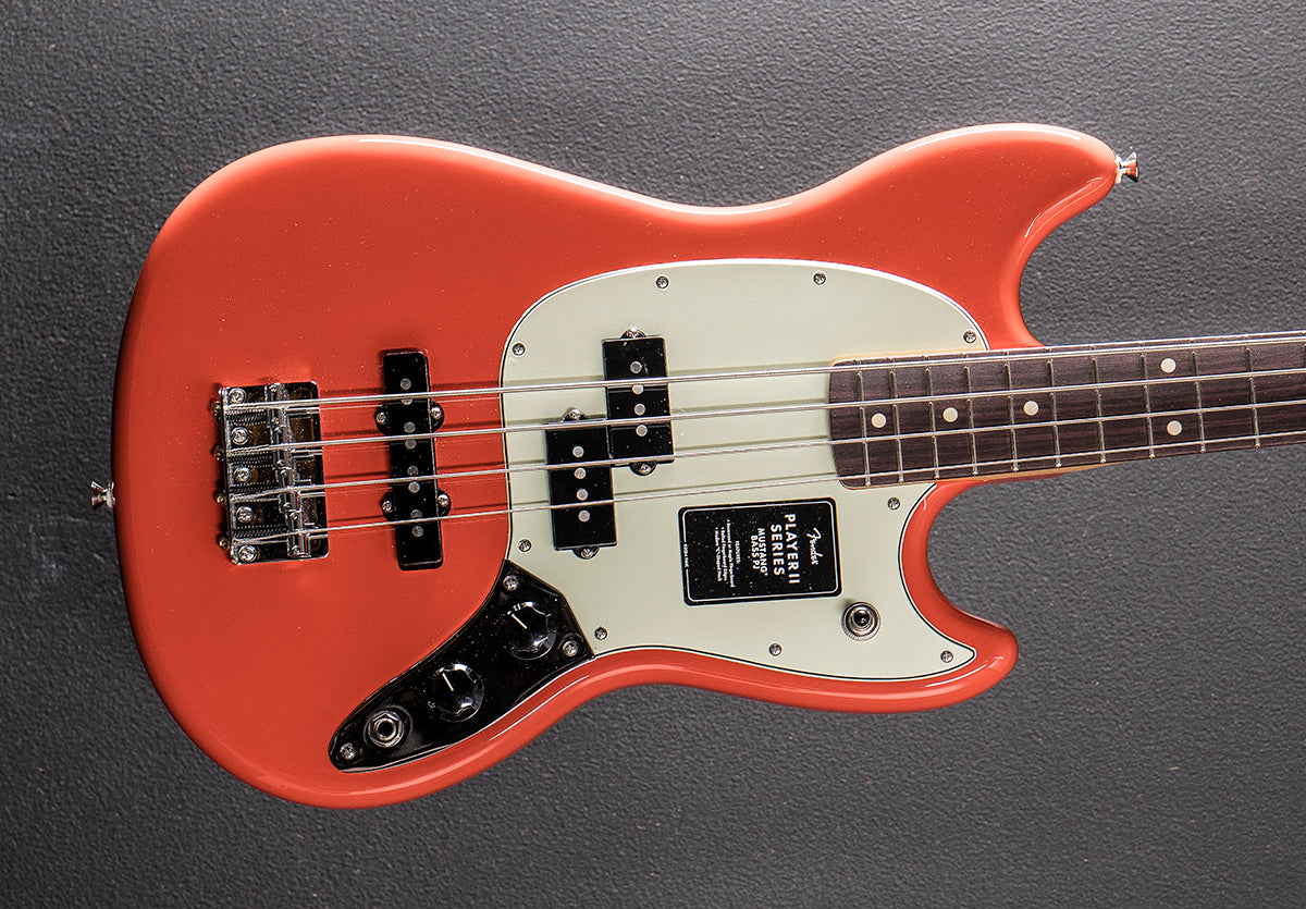 Player II Mustang Bass PJ - Rallye Orange w/Rosewood – Dave's