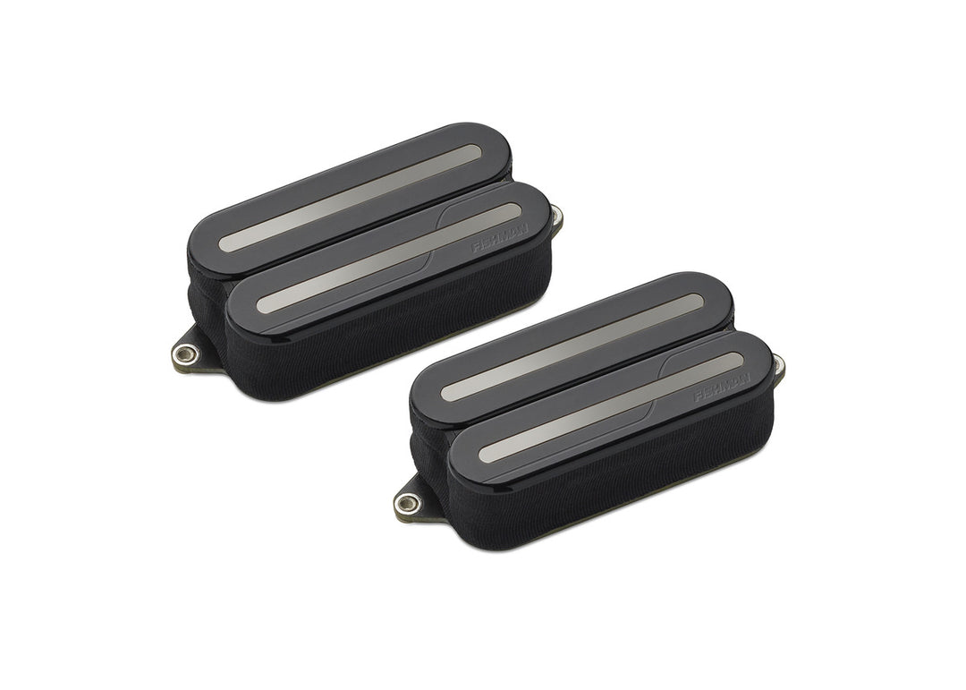 Fluence Open Core Modern Humbucker 6-String Set - Black w/Black Nickel Blades