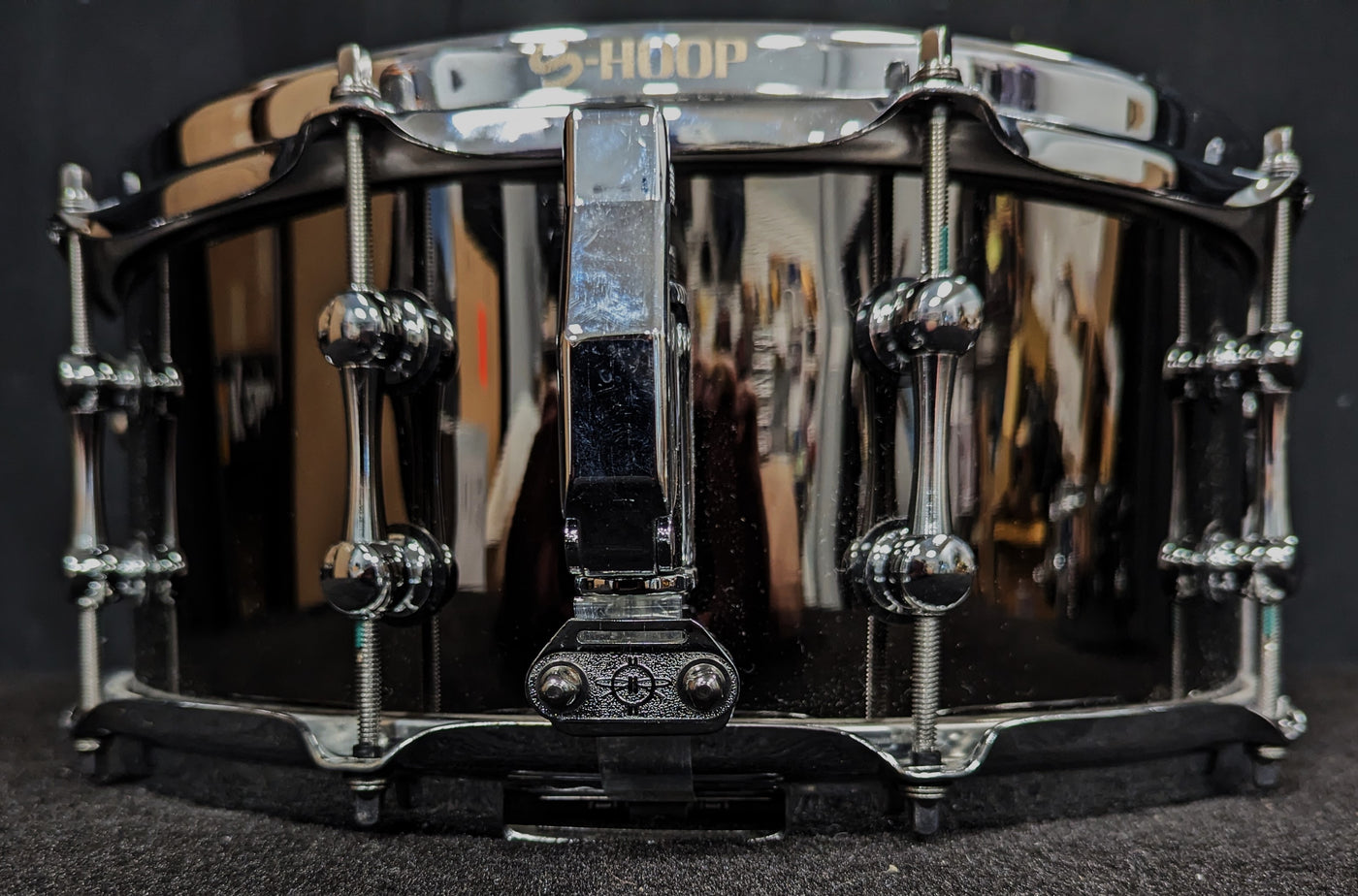 6x14" Black Chrome over Brass Snare Drum