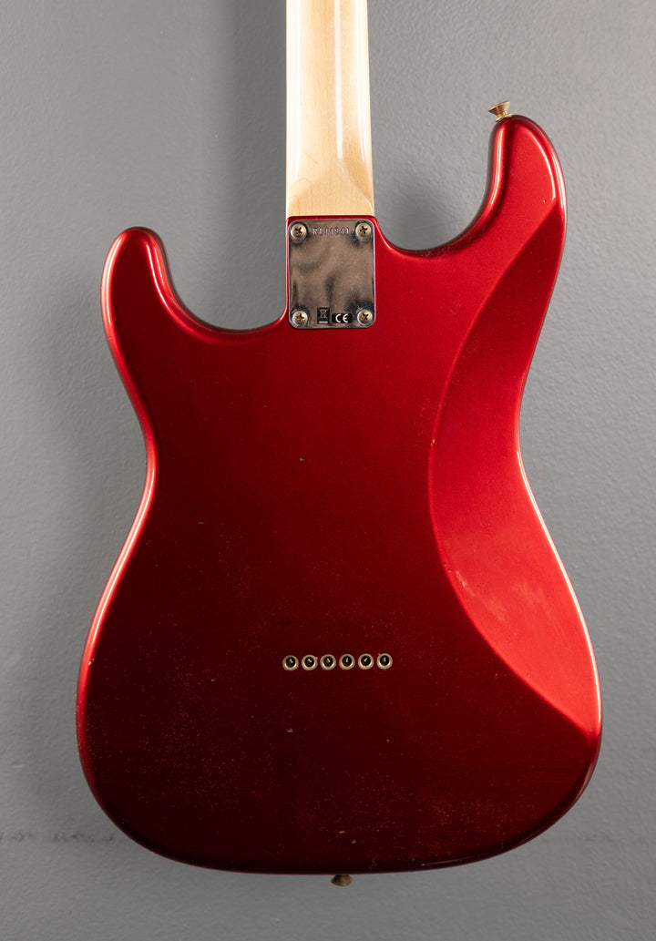 1960 Journeyman Relic Hardtail Stratocaster - Candy Apple Red