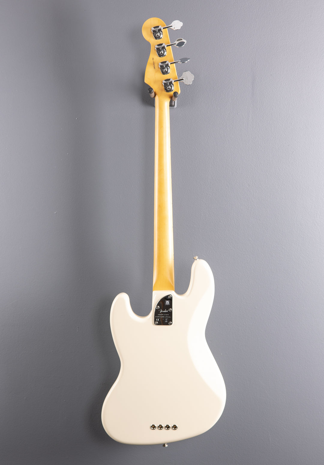 American Professional II Jazz Bass - Olympic White w/Maple