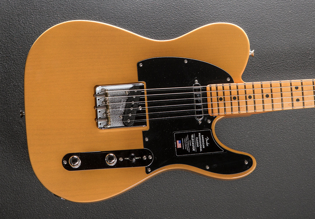American Professional Classic Telecaster - Butterscotch Blonde w/Maple