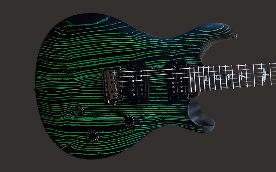 SE Swamp Ash CE-24 Sandblasted Limited Edition - Sandblasted Green