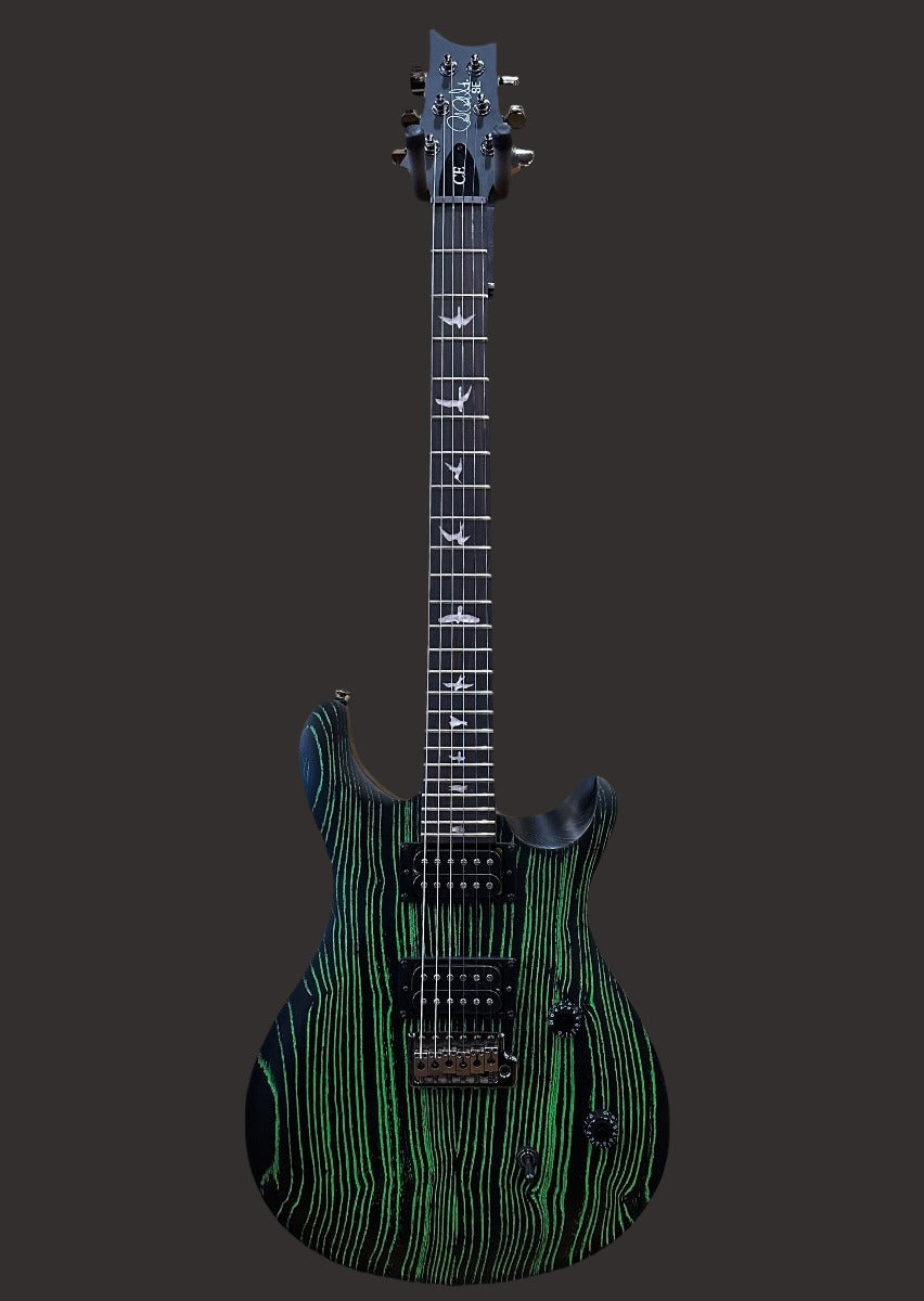 SE Swamp Ash CE-24 Sandblasted Limited Edition - Sandblasted Green