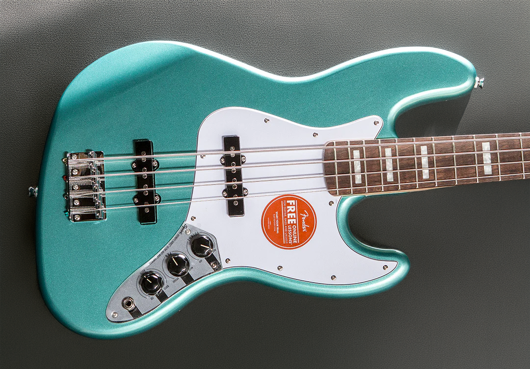 Affinity Series Active Jazz Bass - Mystic Seafoam Green w/Indian Laurel