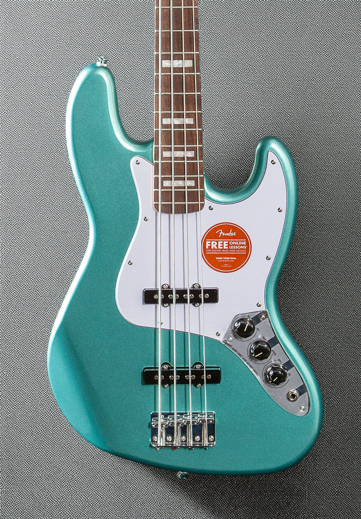 Affinity Series Active Jazz Bass - Mystic Seafoam Green w/Indian Laurel