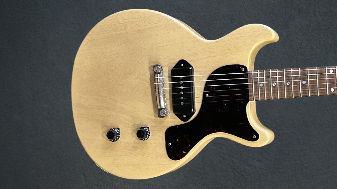 1958 Les Paul Junior Double Cut Reissue - TV Yellow – Dave's