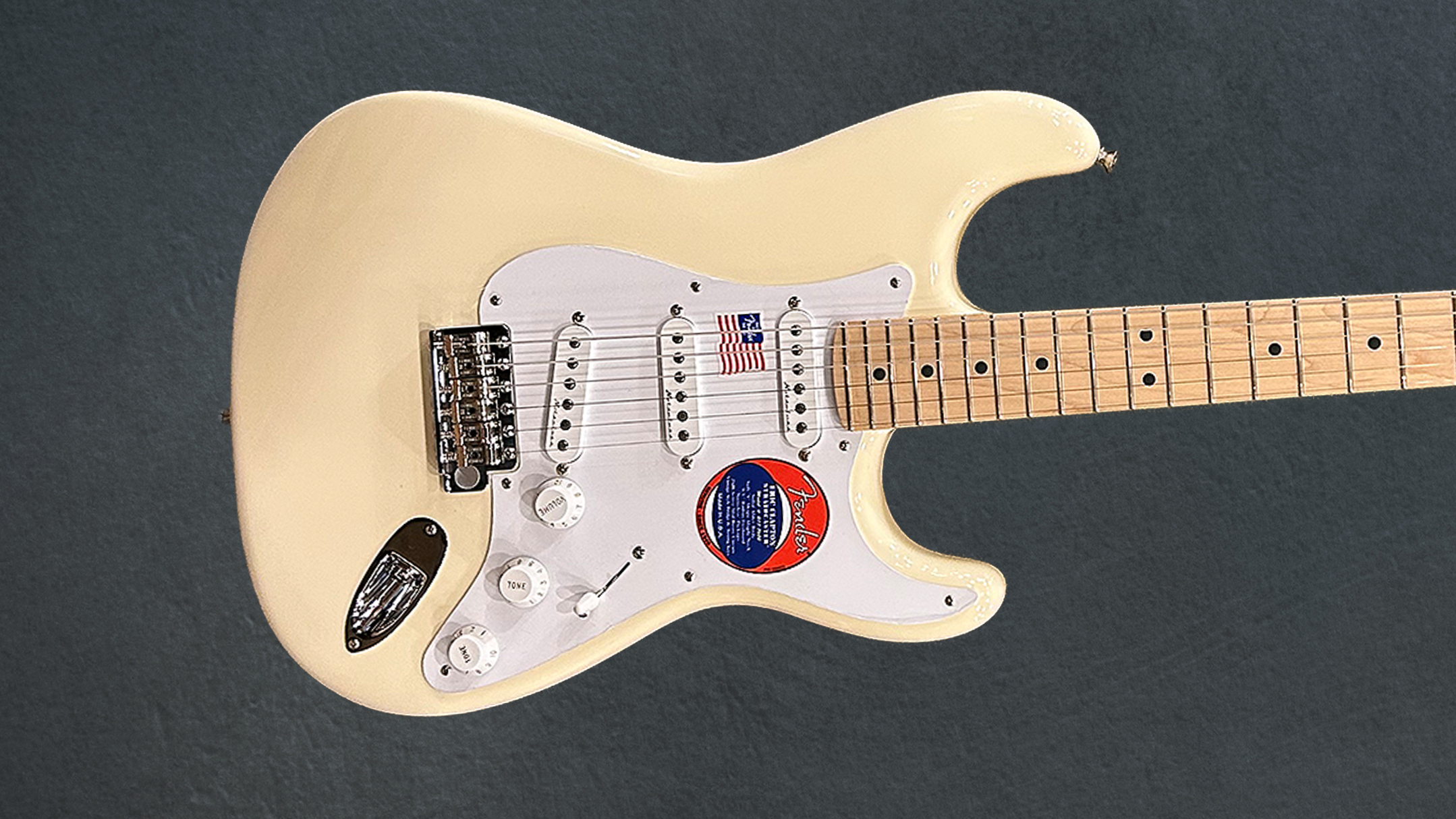 Eric Clapton Stratocaster - Olympic White – Dave's Guitar Shop