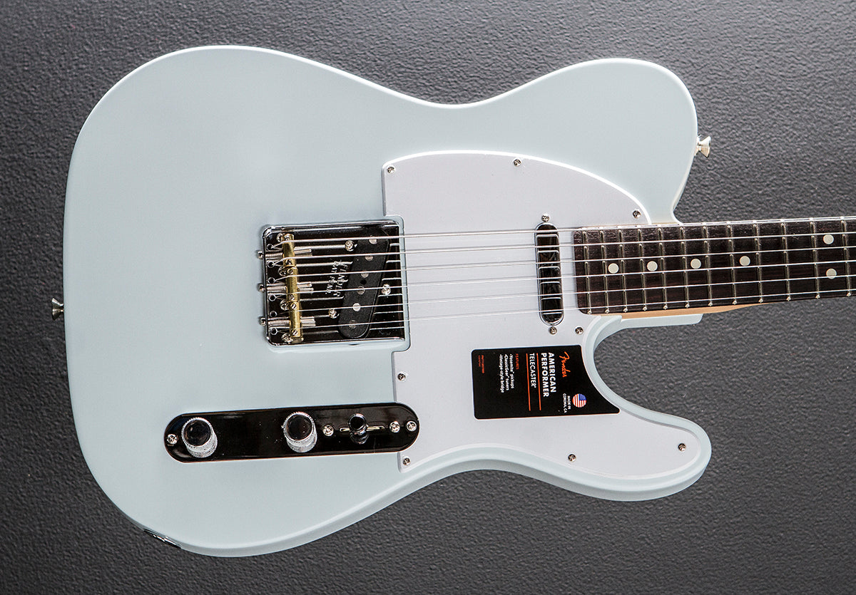 American Performer Telecaster – Satin Sonic Blue w/Rosewood