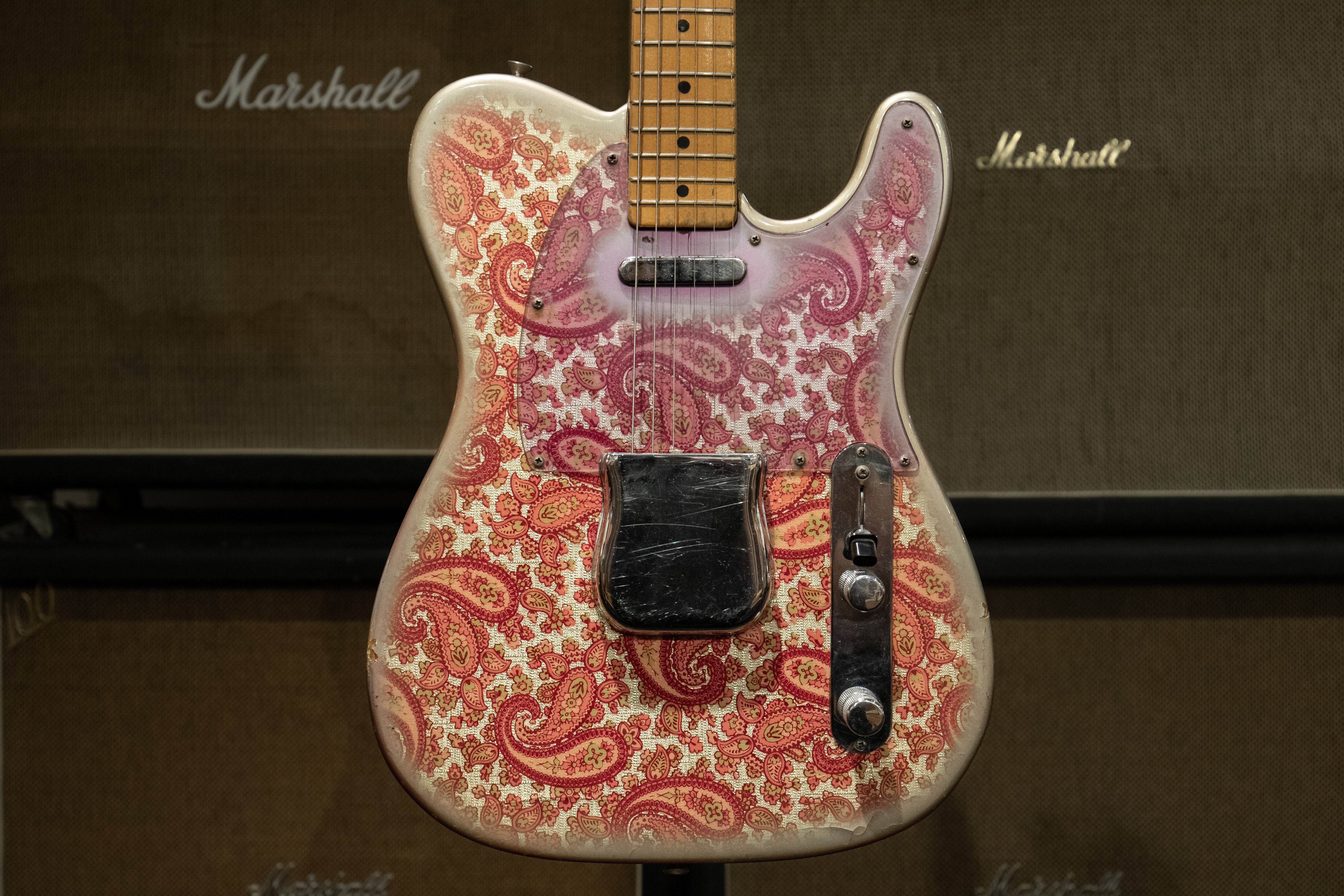 1968 Fender Telecaster Pink Paisley Dave s Guitar Shop