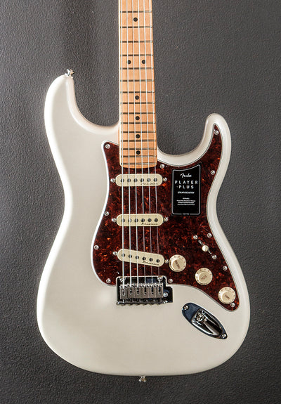 Player Plus Stratocaster - Olympic Pearl w/Maple