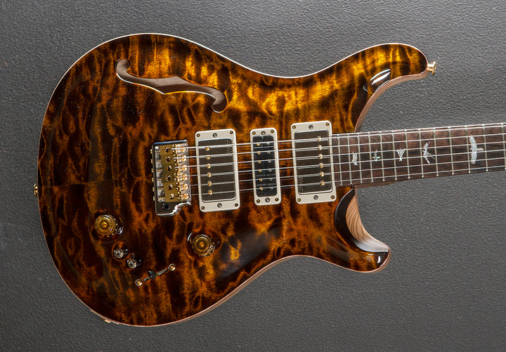 Special Semi-Hollow Wood Library Limited - Yellow Tiger w/Swamp Ash