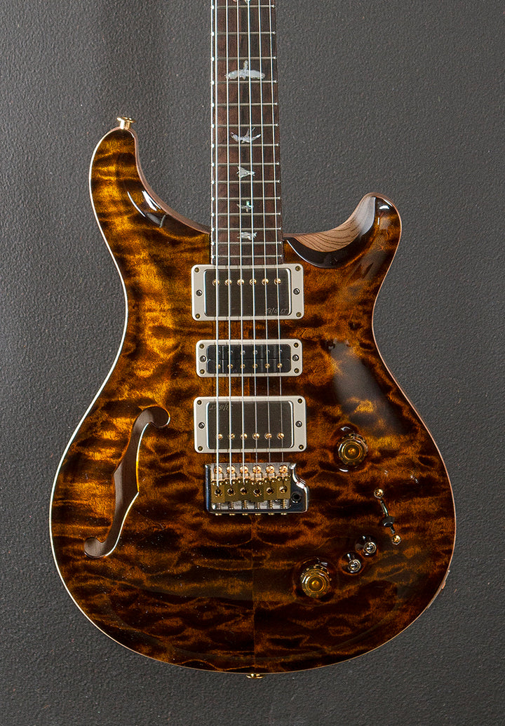 Special Semi-Hollow Wood Library Limited - Yellow Tiger w/Swamp Ash