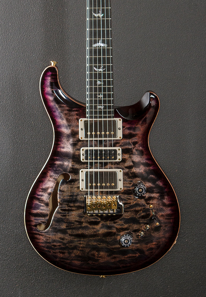 Special Semi-Hollow Wood Library Limited - Charcoal Purple Burst w/Korina