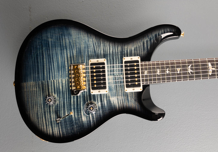 Custom 24 10 Top - Faded Whale Blue Wraparound Smokeburst