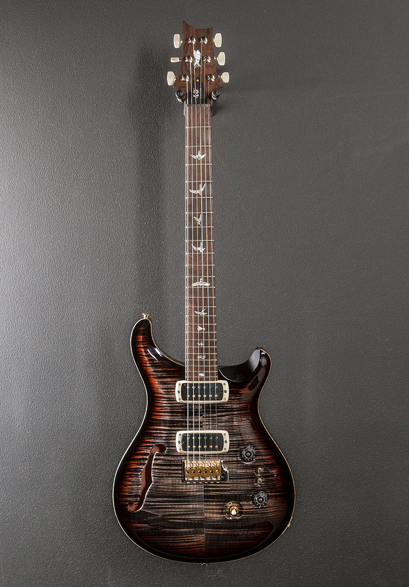 40th Anniversary Custom 24-08 Semi-Hollow Limited Edition - Charcoal Tri-Color Burst