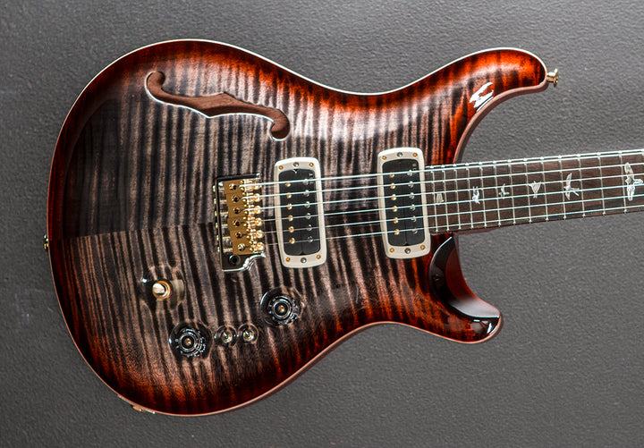 40th Anniversary Custom 24-08 Semi-Hollow Limited Edition - Charcoal Cherry Burst