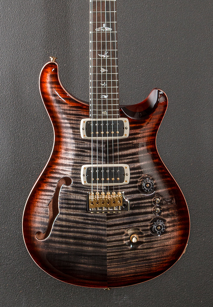 40th Anniversary Custom 24-08 Semi-Hollow Limited Edition - Charcoal Cherry Burst