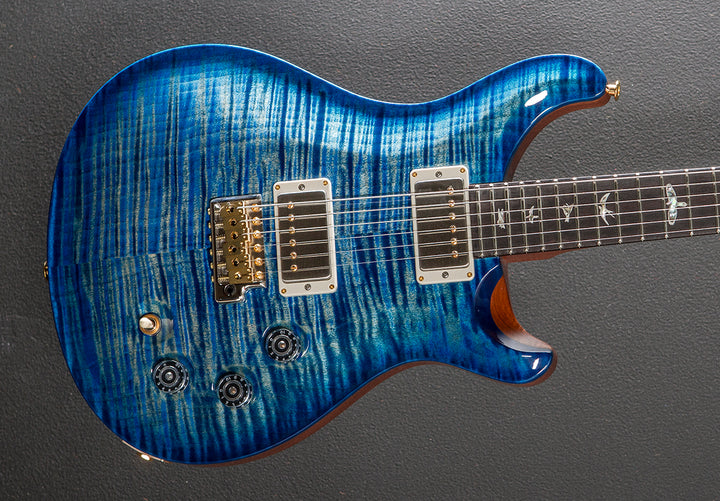 DGT (David Grissom Trem) 10 Top w/Birds - Faded Blue Jean Burst