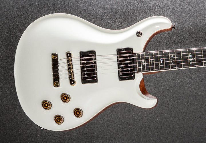 McCarty 594 Wood Library Limited – Antique White w/Ebony