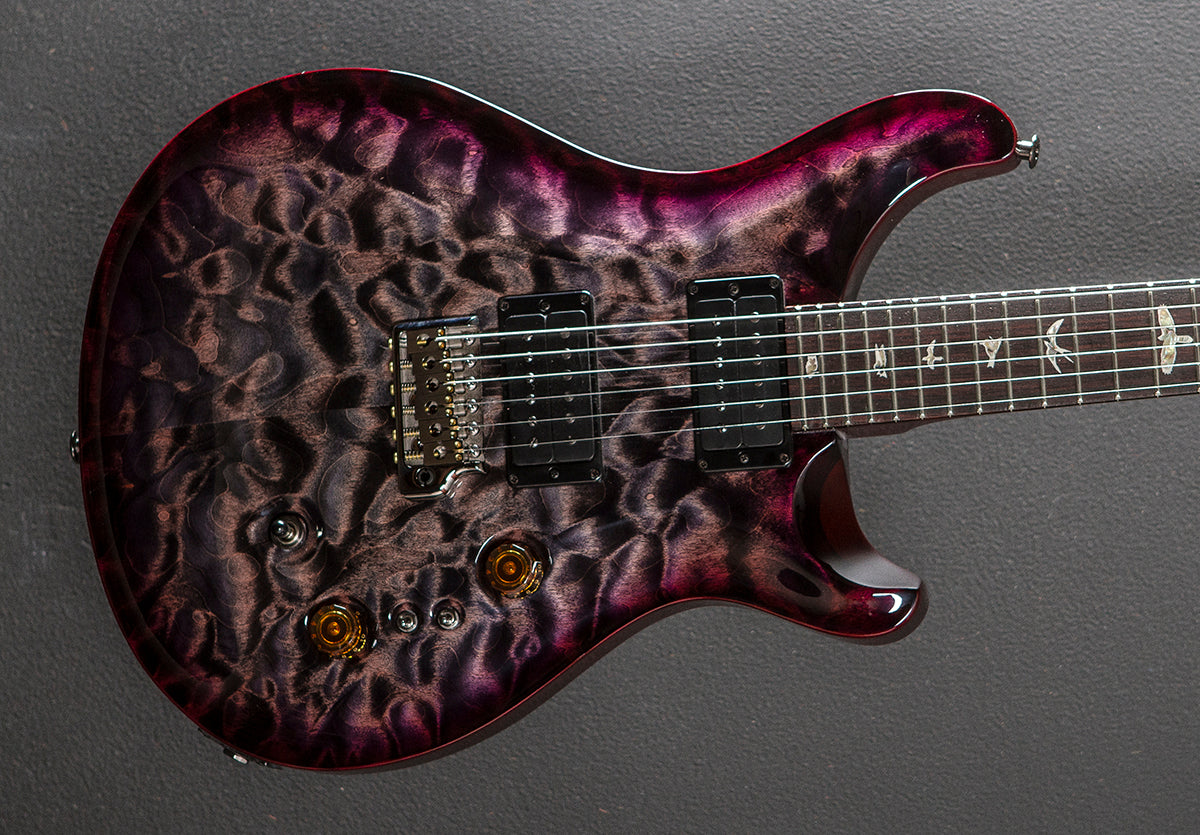 Custom 24-08 Select Top - Charcoal Purple Burst – Dave's Guitar Shop