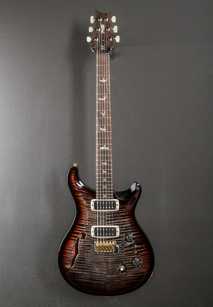 40th Anniversary Custom 24-08 Semi-Hollow Limited Edition - Charcoal Cherry Wraparound Burst