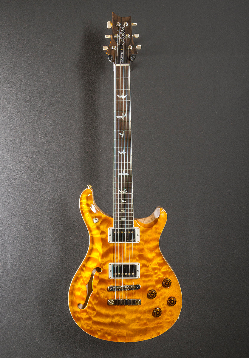 McCarty 594 Semi-Hollow Wood Library Limited - Santana Yellow w/Ash