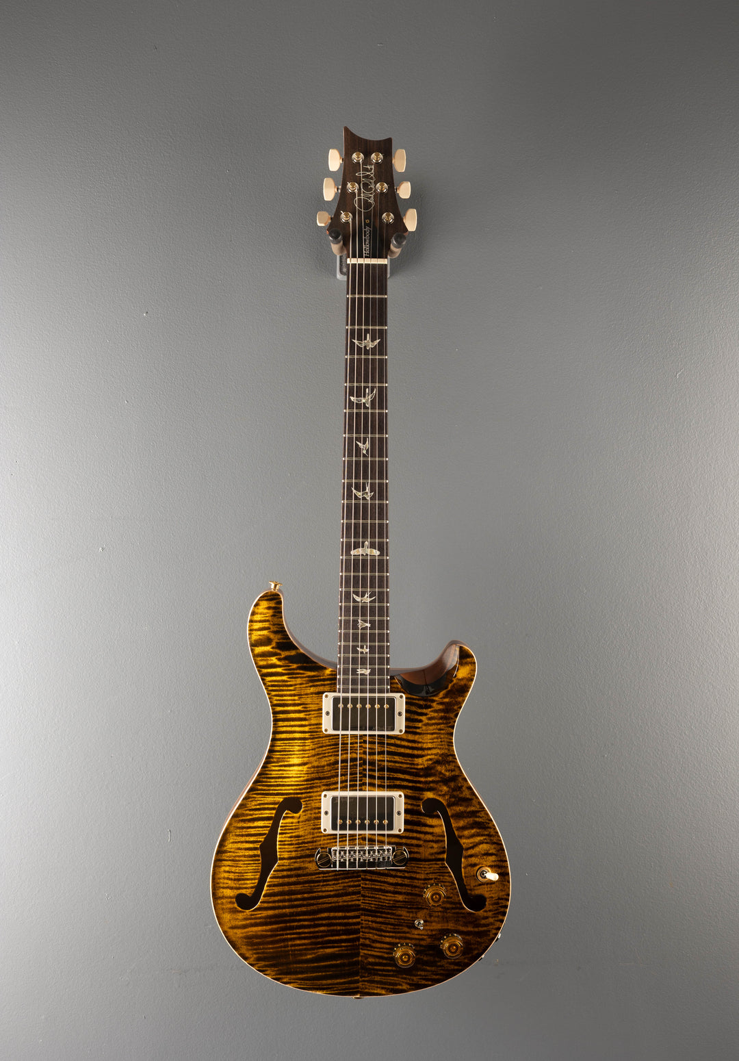 Hollowbody II Piezo 10 Top - Yellow Tiger