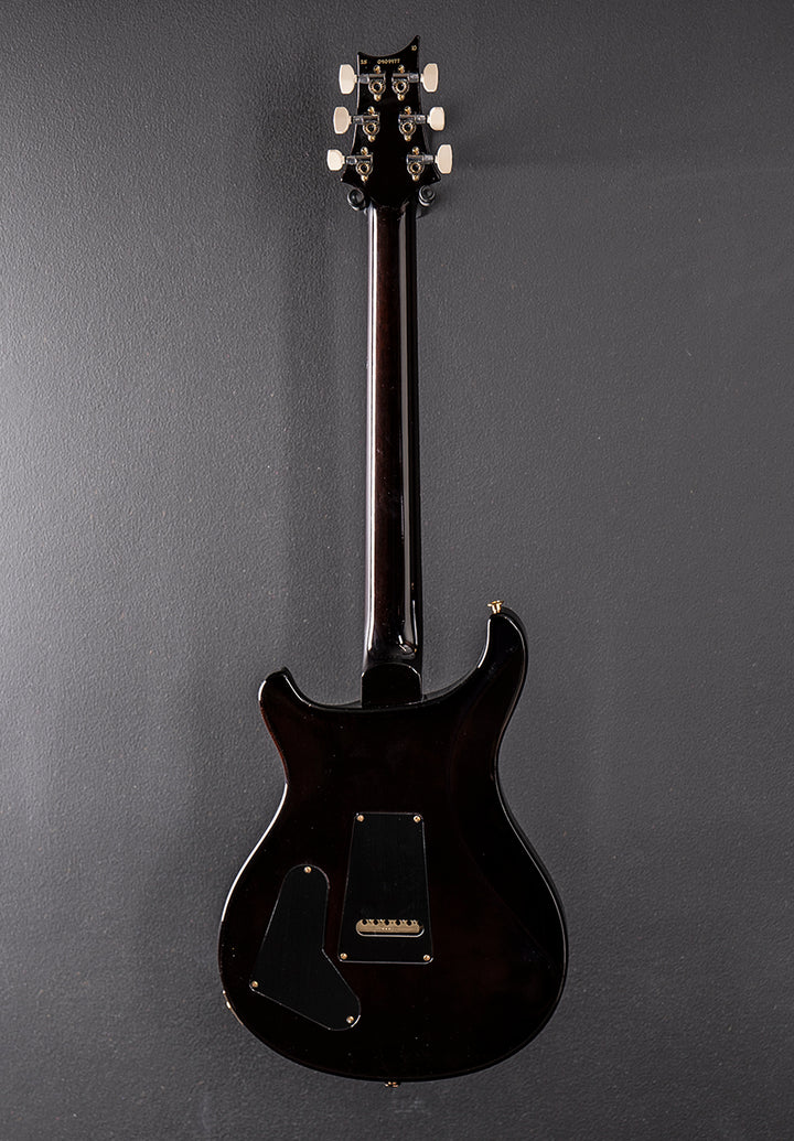 Studio 10 Top - Black Gold Wraparound Burst