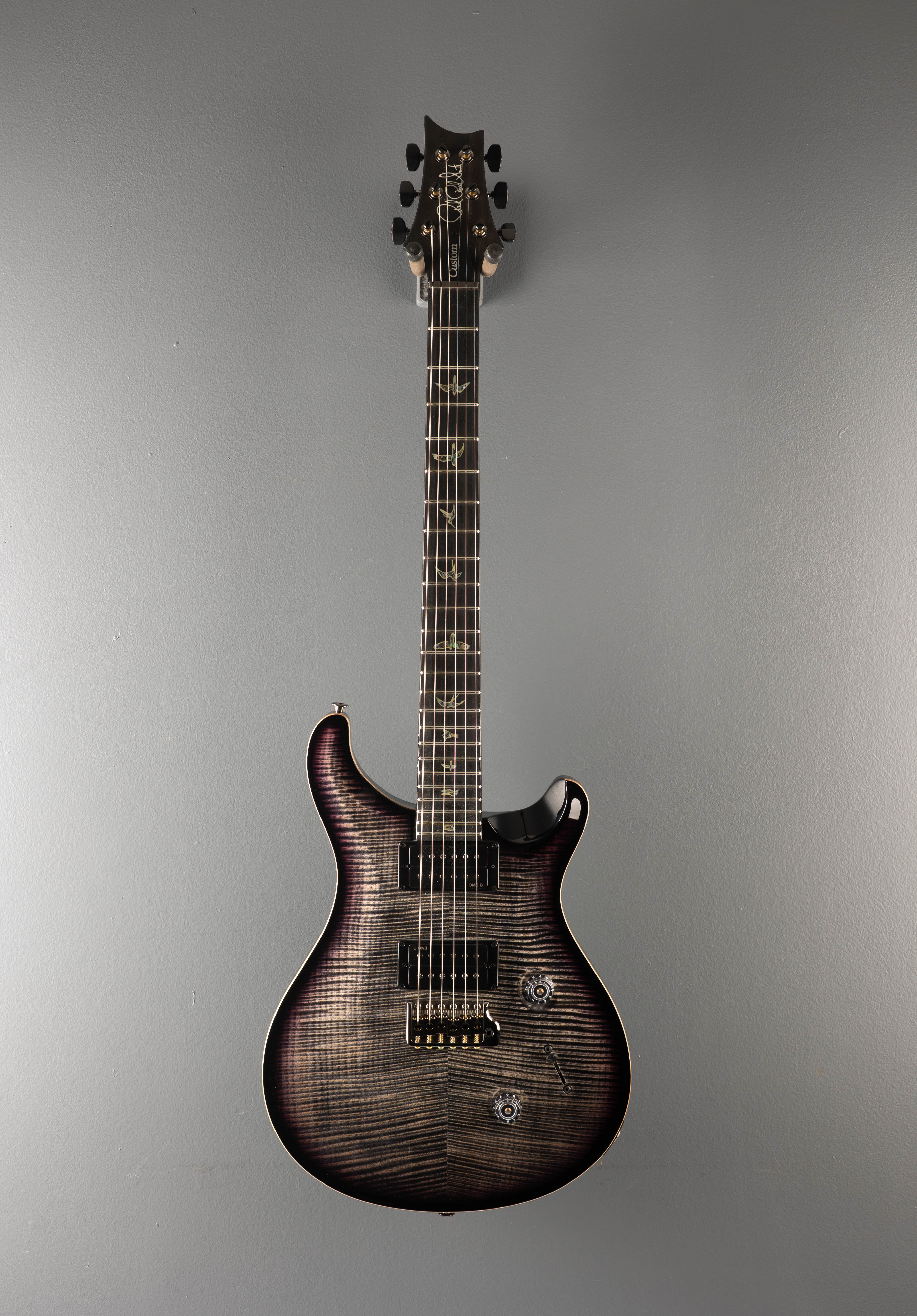 Custom 24 10 Top w/ Korina - Charcoal Purple Smokeburst – Dave's