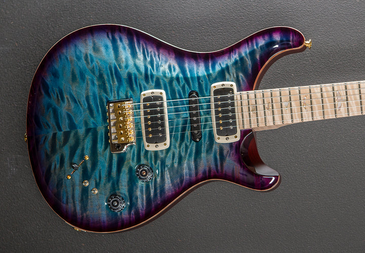 Modern Eagle V Wood Library Limited - Aquableux Purple Burst w/Ash