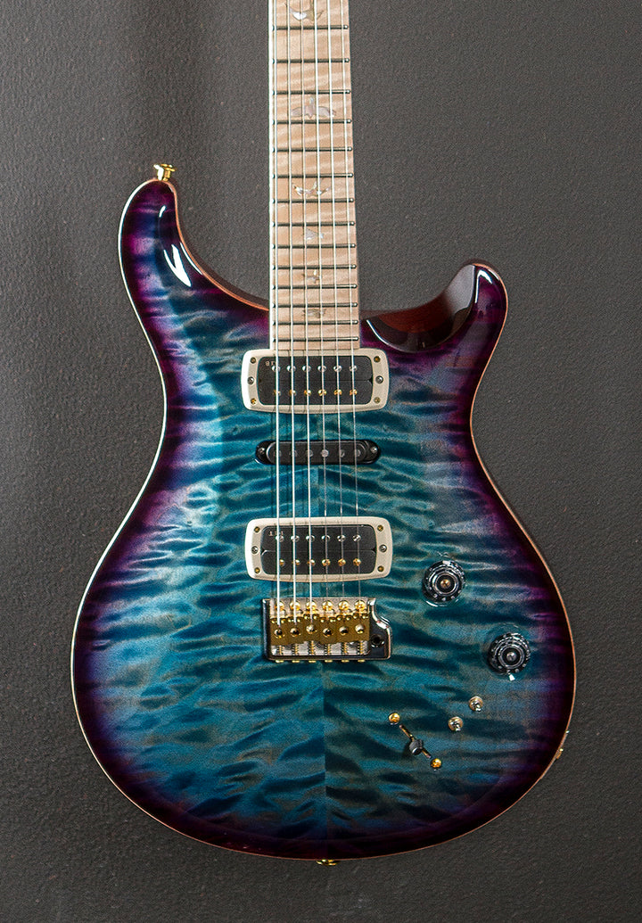 Modern Eagle V Wood Library Limited - Aquableux Purple Burst w/Ash