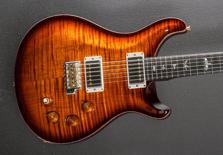 DGT (David Grissom Trem) 10 Top w/Birds - Dark Cherry Sunburst