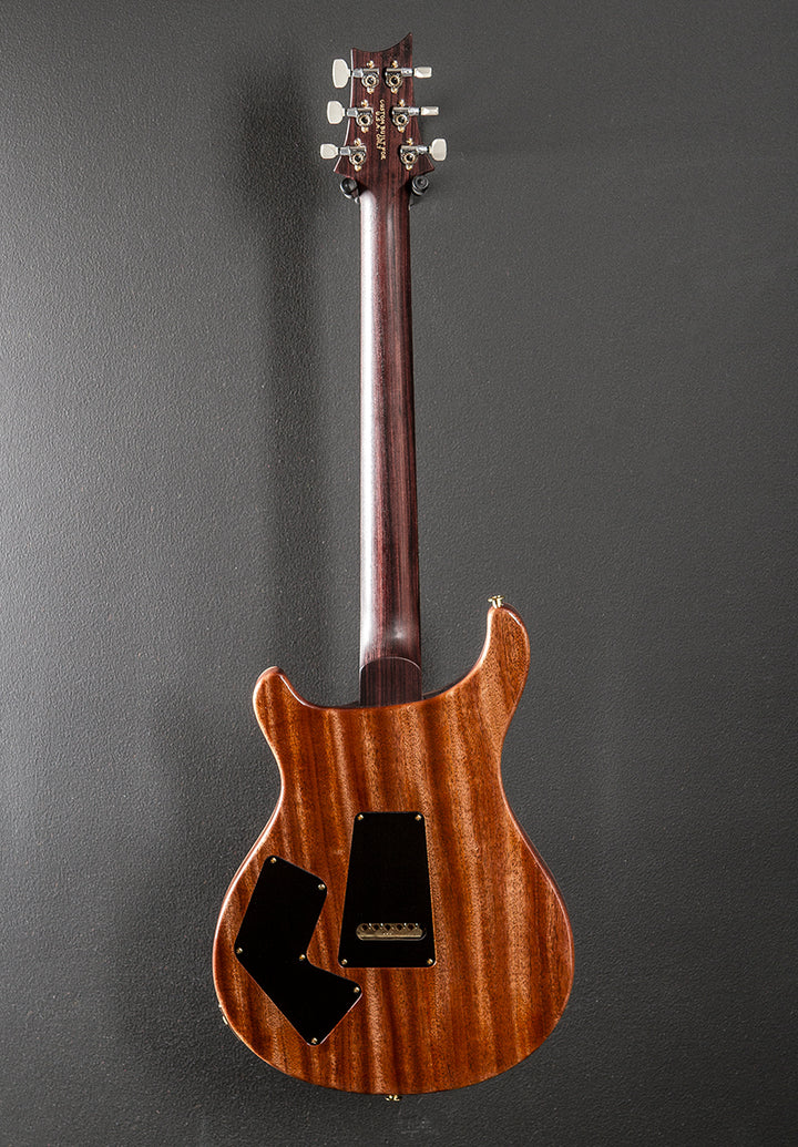 Modern Eagle V Wood Library Limited - Fire Red to Gray Black Fade w/Brazilian