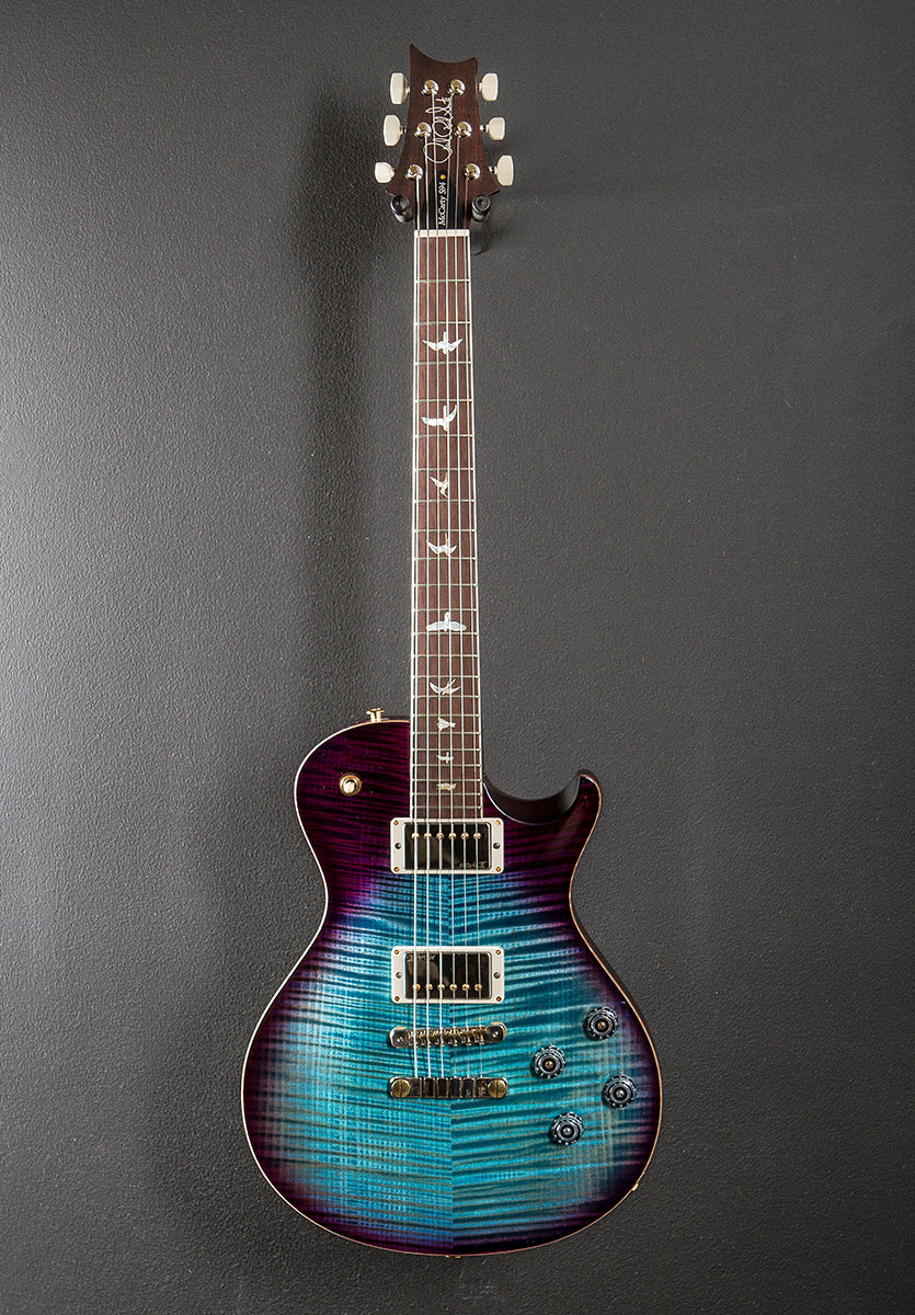 McCarty 594 Singlecut Wood Library Limited - Aquableux Purple Burst w/Brazilian