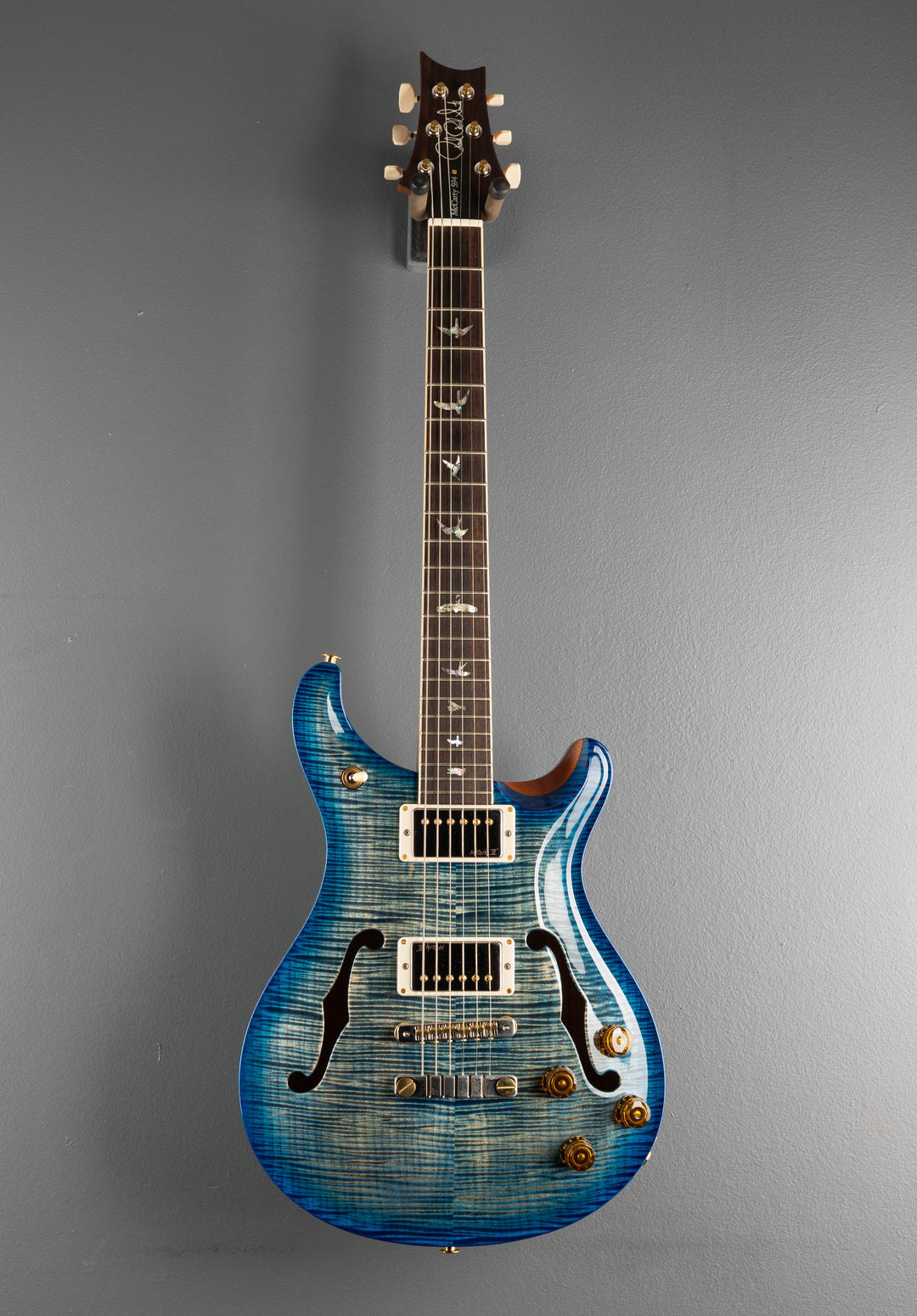 McCarty 594 Hollowbody II 10 Top - Faded Blue Jean Burst