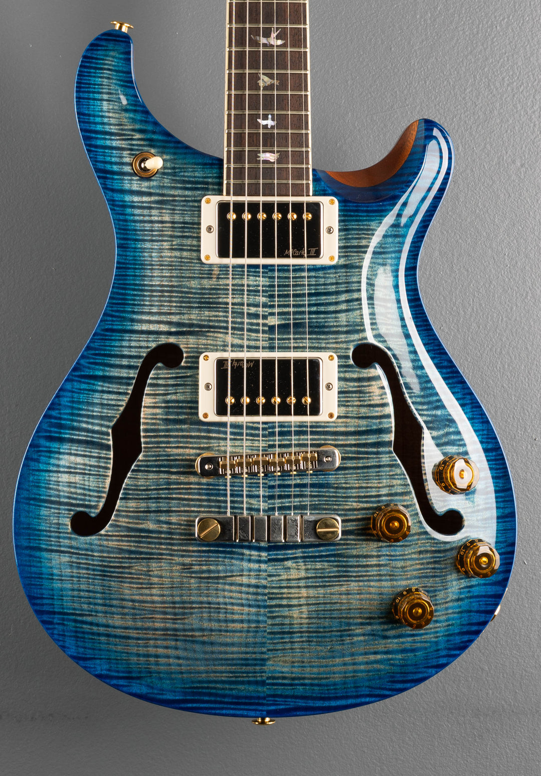 McCarty 594 Hollowbody II 10 Top - Faded Blue Jean Burst
