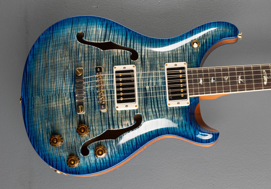 McCarty 594 Hollowbody II 10 Top - Faded Blue Jean Burst