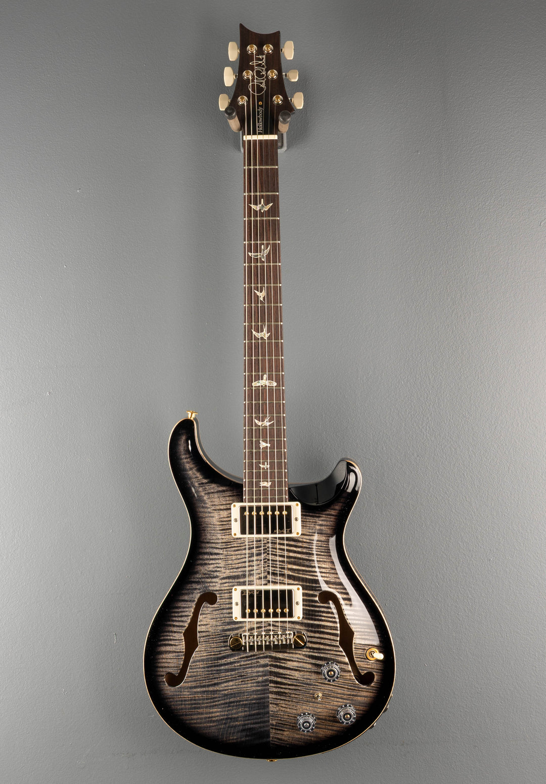 Hollowbody II Piezo 10 Top - Charcoal Burst