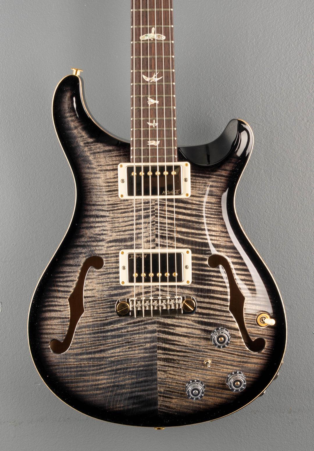 Hollowbody II Piezo 10 Top - Charcoal Burst