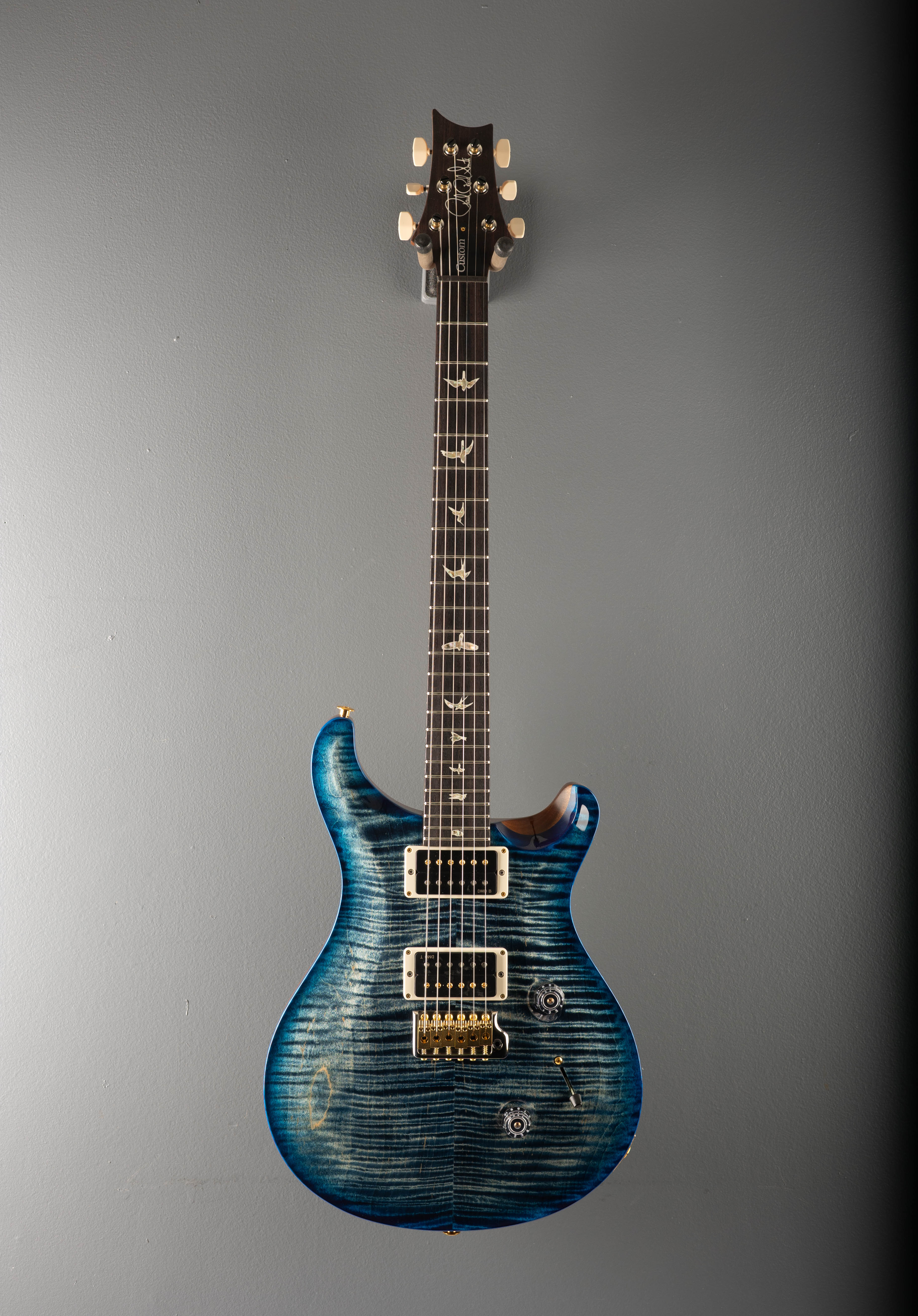 Custom 24 10 Top - Faded Whale Blue Wrap Burst – Dave's Guitar Shop