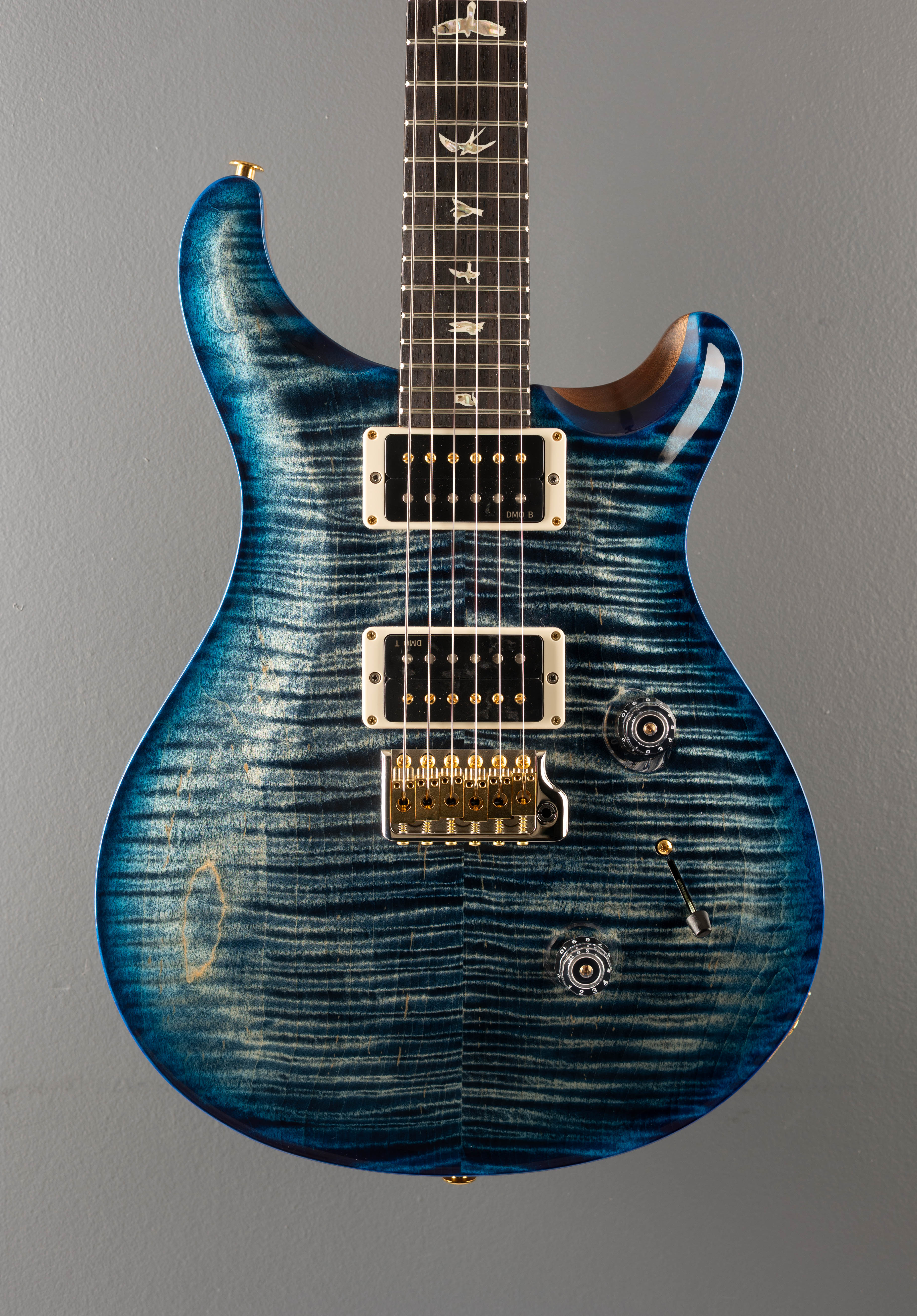 Custom 24 10 Top - Faded Whale Blue Wrap Burst – Dave's Guitar Shop