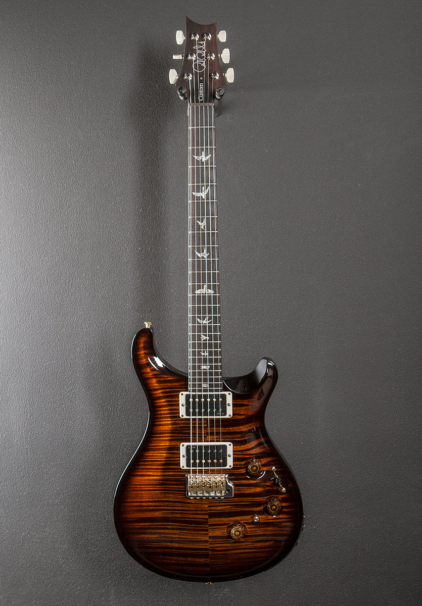 Custom 24 Piezo 10 Top - Black Gold Wraparound Burst
