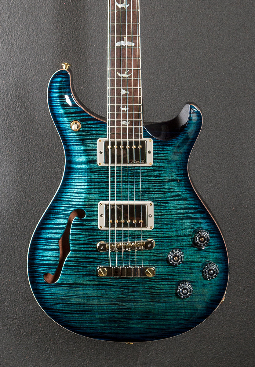 McCarty 594 Semi-Hollow Wood Library Limited - Cobalt Blue w/Brazilian